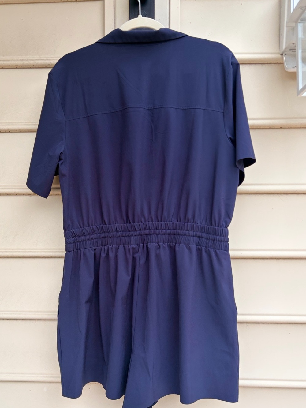 Athleta Navy Blue Romper Medium EUC MP - Picture 10 of 13